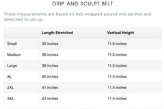 Drip N Sculpt Sweat Belt