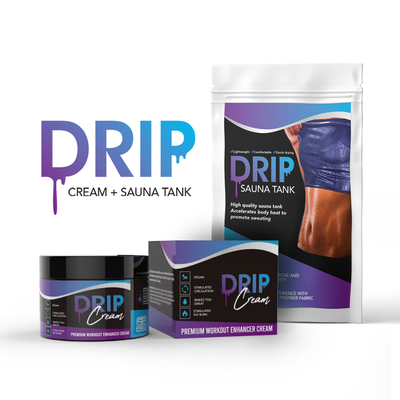 Drip Workout Enhancer Cream and Drip Sauna Tank Bundle